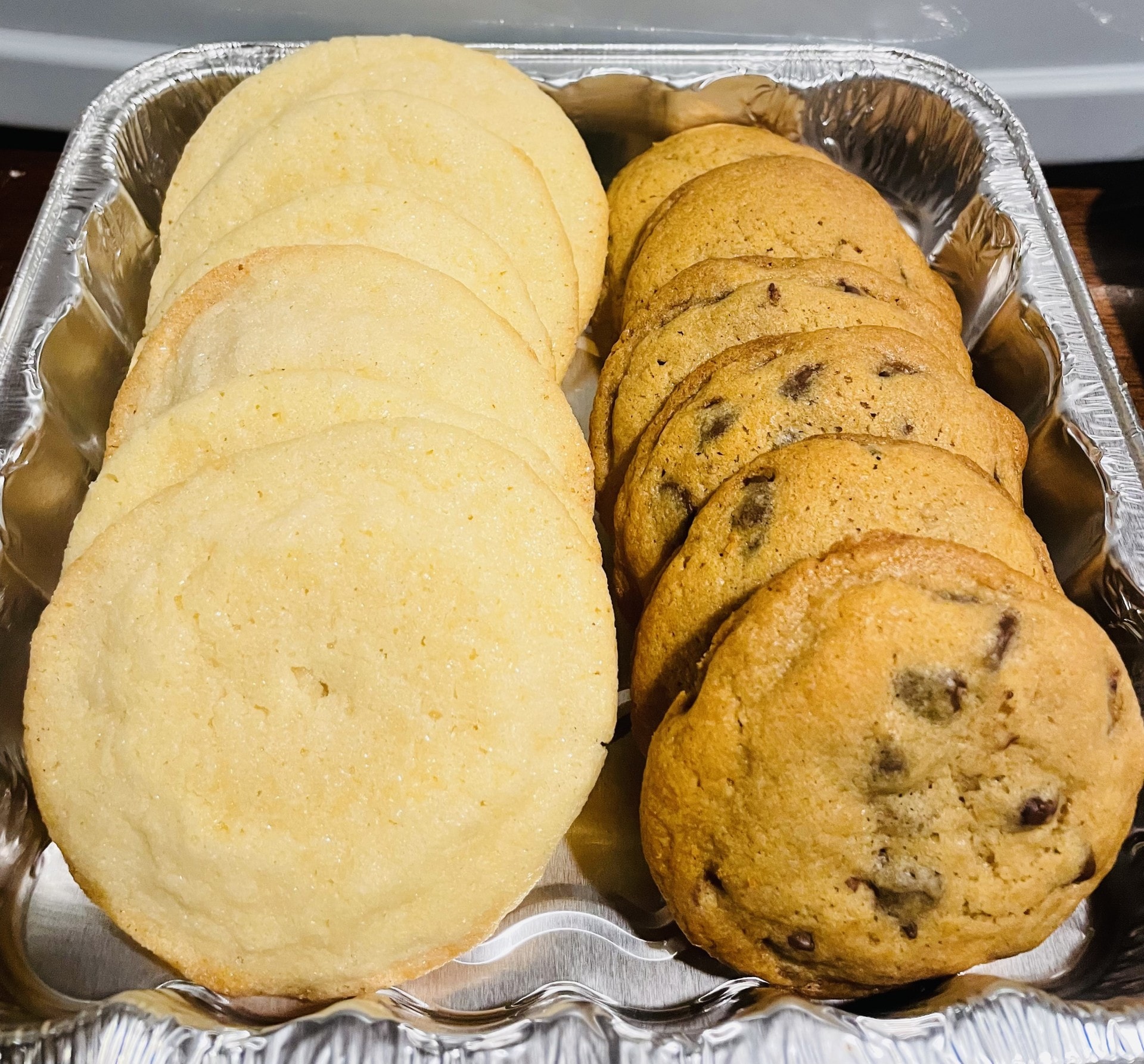 Sugar and chocolate chip cookies from RiotCrumb